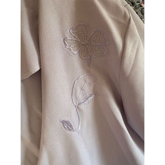 Jessica McClintock Women's Plus Size 20 Purple Embroidered Jacket/skirt - Picture 8 of 15